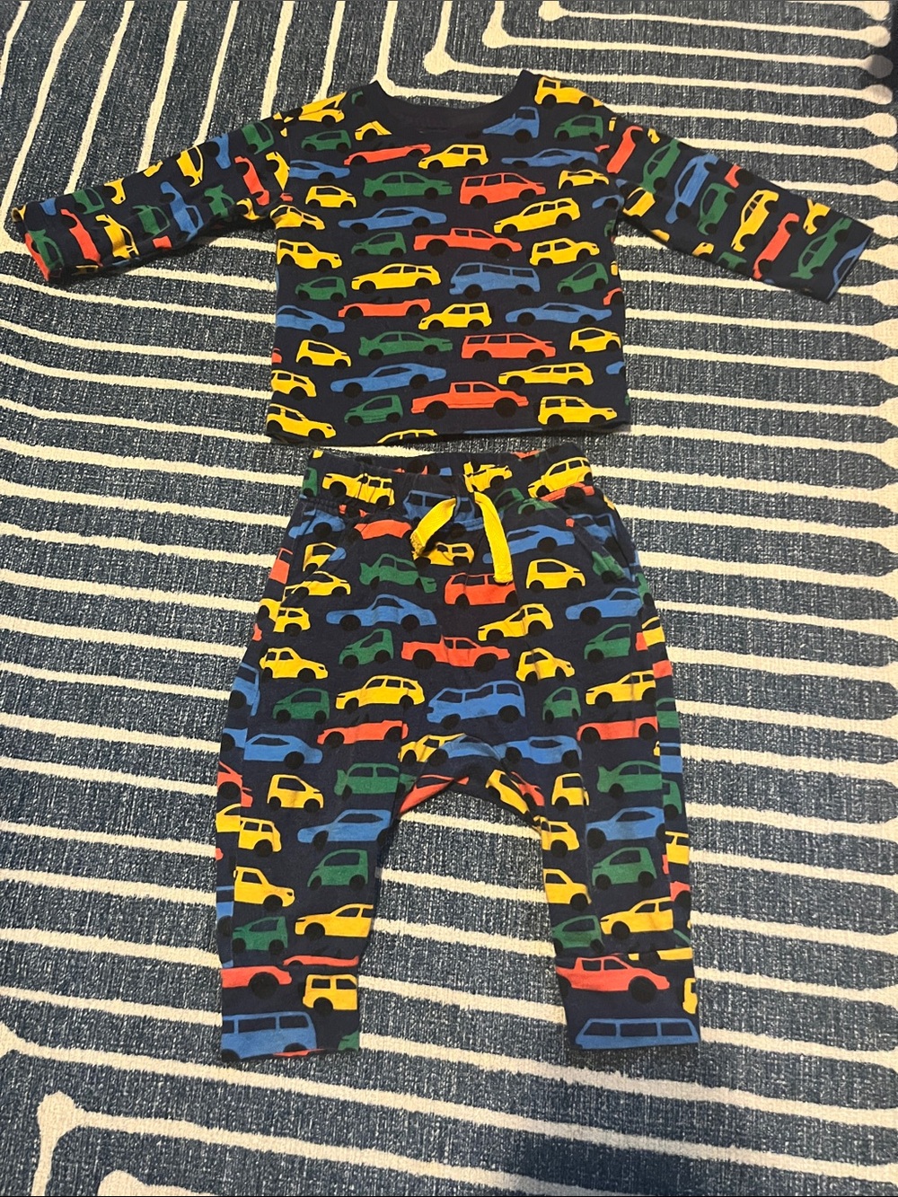 Hanna Andersson - Toddler Car Print Two-Piece Set - Multicolor